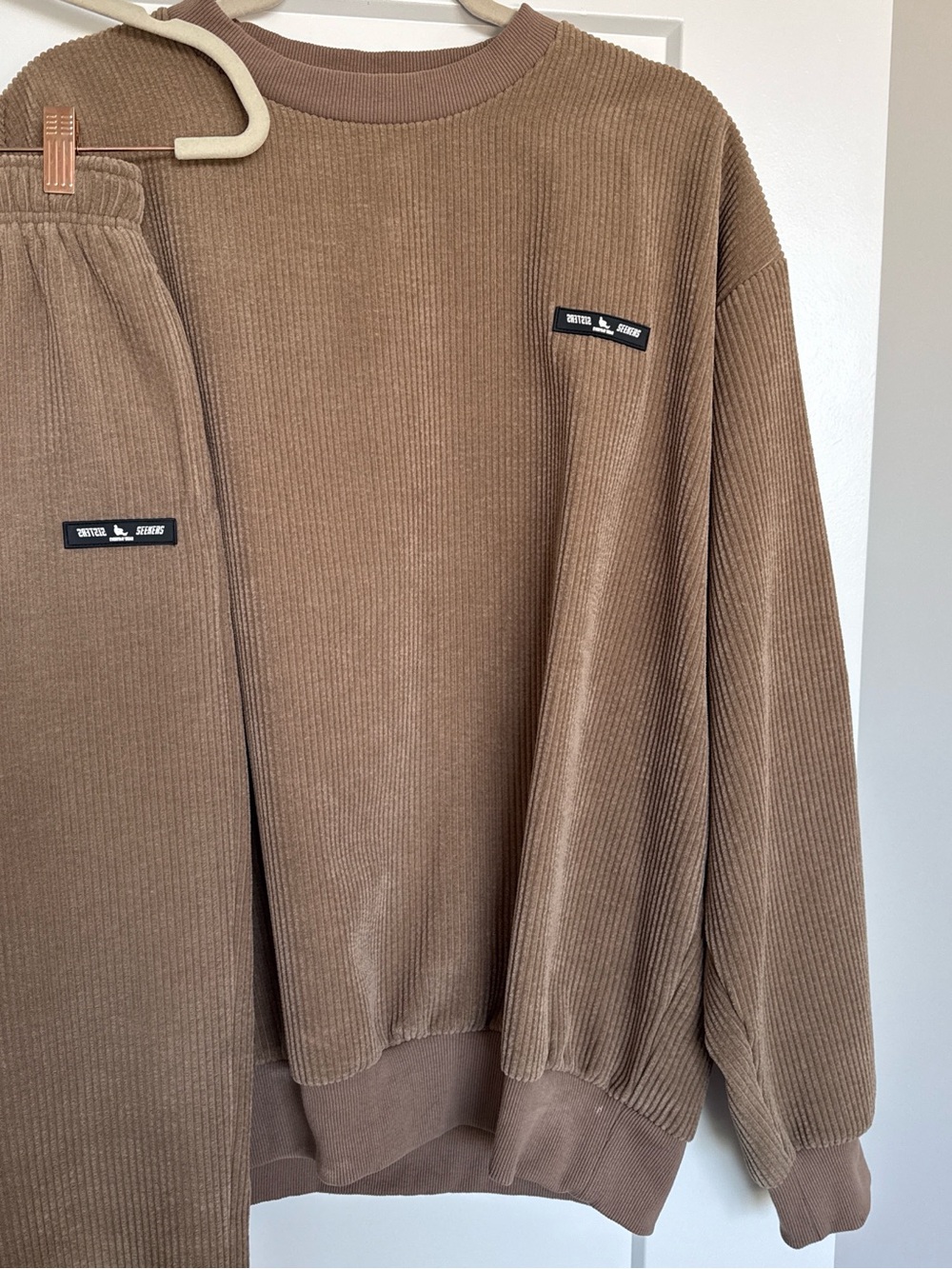 Sisters and Seekers Brown Corduroy Sweatsuit - Picture 5 of 5